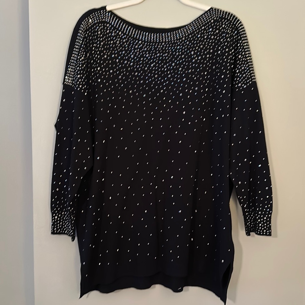 Vila Milano women’s 1X black sequin top